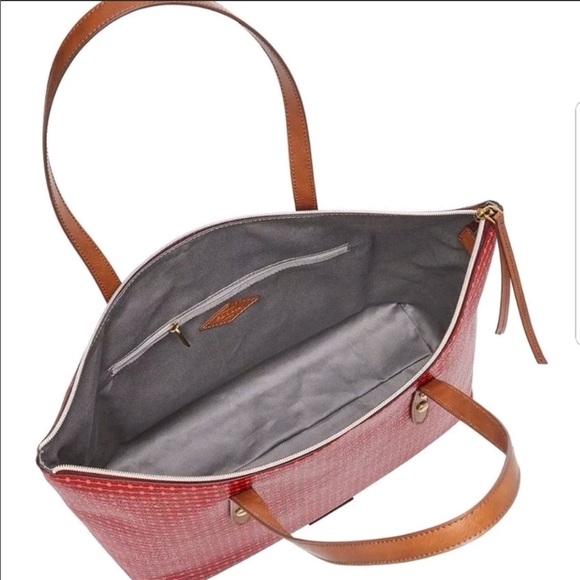 NWT Fossil Jayda Tote in Cabernet - Picture 4 of 4